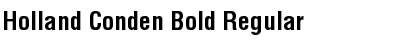 Download Holland Conden Bold Font