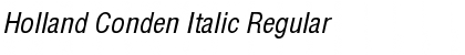 Download Holland Conden Italic Font