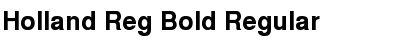 Download Holland Reg Bold Font