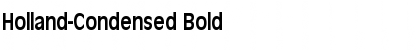 Holland-Condensed Bold