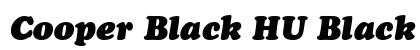 Cooper Black HU Black Italic Headline Font Cooper Black HU Black Italic Headline Font Preview