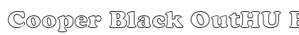 Cooper Black OutHU Black Outline Font Cooper Black OutHU Black Outline Font Preview