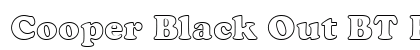 Cooper Black Out BT Black Font Cooper Black Out BT Black Font Preview