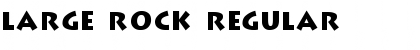 Large Rock Regular Font