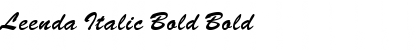 Download Leenda Italic Bold Font