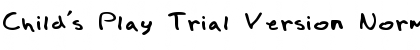 Download Child's Play Trial Version Font