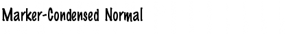 Download Marker-Condensed Font