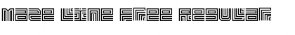 Download Maze Line Free Font
