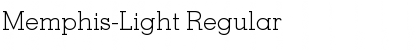 Memphis-Light Regular Font
