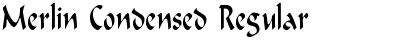Download Merlin Condensed Font