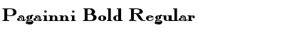 Pagainni Bold Regular Font