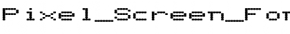 Pixel_Screen_Font-Light Ex Regular Font