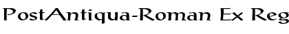 PostAntiqua-Roman Ex Regular Font