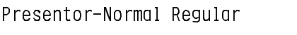 Download Presentor-Normal Font