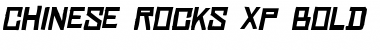 Chinese Rocks Xp Bold Italic Font