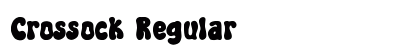 Crossock Regular Font Crossock Regular Font Preview
