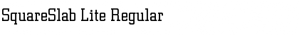 SquareSlab Lite Regular Font