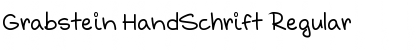 Grabstein HandSchrift Regular Font