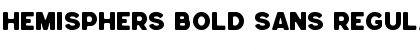 Download Hemisphers Bold Sans Font