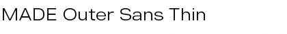 MADE Outer Sans Thin