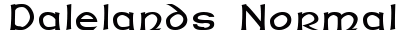 Dalelands Normal Font Preview Dalelands Normal Font Preview