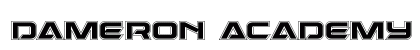 Dameron Academy Regular Font Preview Dameron Academy Regular Font Preview