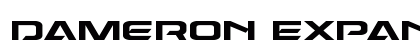Dameron Expanded Expanded Font Preview Dameron Expanded Expanded Font Preview