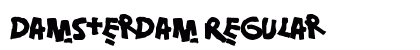 Damsterdam Regular Font Preview Damsterdam Regular Font Preview