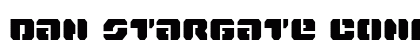 Dan Stargate Condensed Condensed Font Preview Dan Stargate Condensed Condensed Font Preview