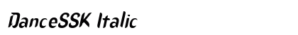 DanceSSK Italic Font Preview DanceSSK Italic Font Preview
