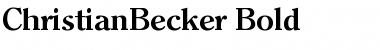 Download ChristianBecker Font