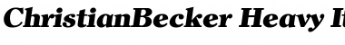 Download ChristianBecker-Heavy Font