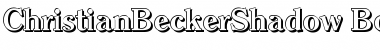 ChristianBeckerShadow Bold Font