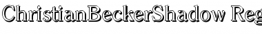 Download ChristianBeckerShadow Font