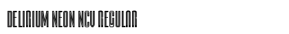 DELIRIUM NEON NCV Regular Font DELIRIUM NEON NCV Regular Font Preview