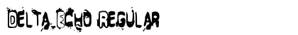 Delta Echo Regular Font Preview Delta Echo Regular Font Preview
