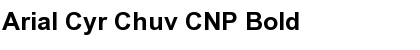Download Arial Cyr Chuv CNP Font
