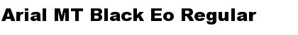 Download Arial MT Black Eo Font