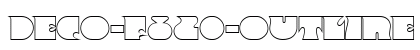 Deco-F820-Outline Bold Font Preview Deco-F820-Outline Bold Font Preview
