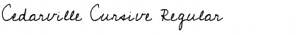 Download Cedarville Cursive Font