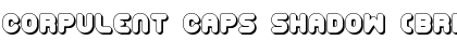 Download Corpulent Caps Shadow (BRK) Font