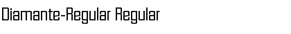 Diamante-Regular Regular Font