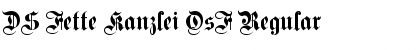 Download DS Fette Kanzlei OsF Font