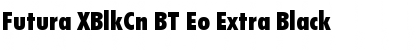 Futura XBlkCn BT Eo Extra Black Font
