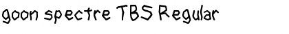 goon spectre TBS Regular Font