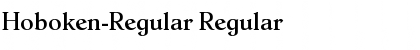 Hoboken-Regular Regular Font