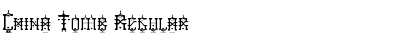 China Tomb Regular Font