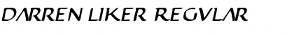 Darren Liker Regular Font