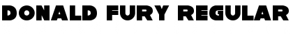 Donald Fury Regular Font