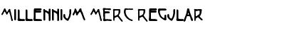 Millennium MERC Regular Font